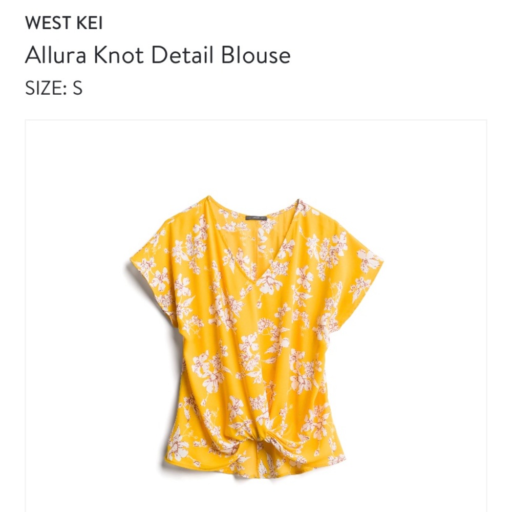 Allura Knotted detail blouse